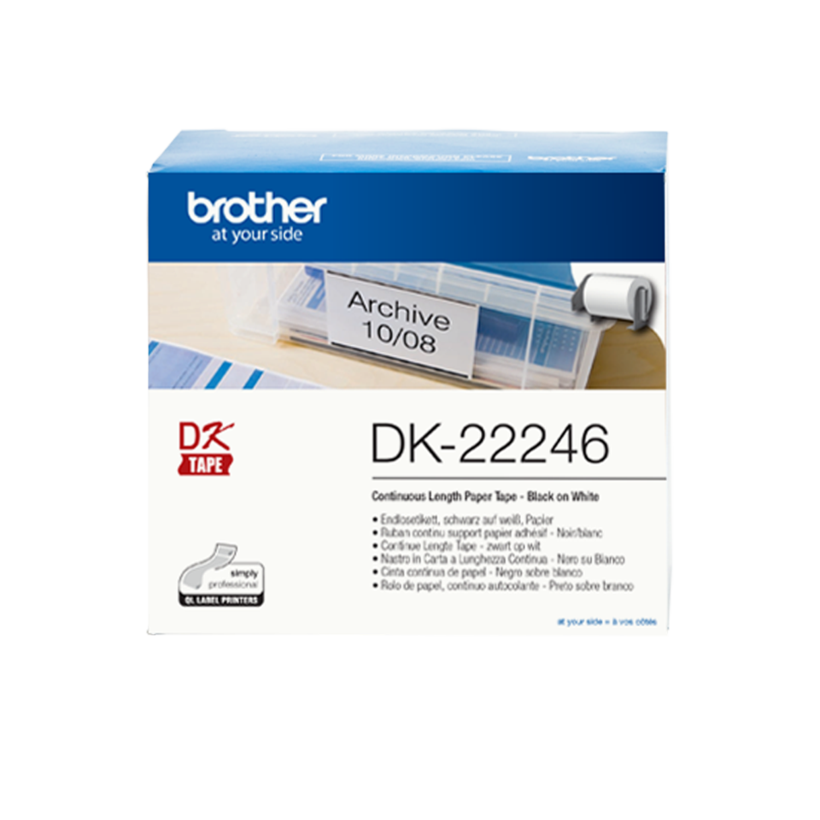 Brother 103mmx31m Cont Label Roll White