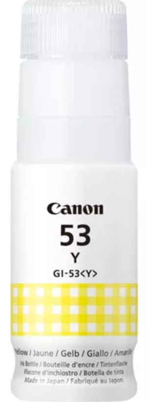 Tinta Canon GI-53Y amarillo