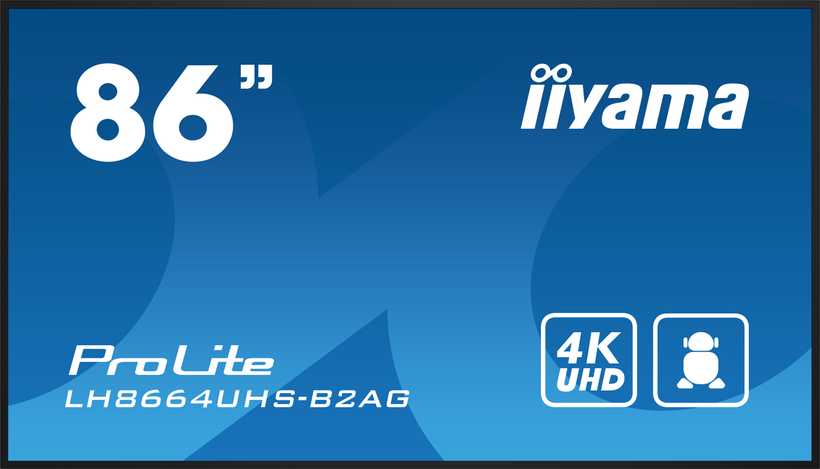 iiyama ProLite LH8664UHS-B2AG Display