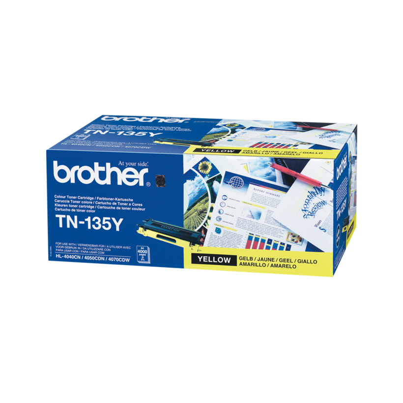 Brother Toner TN-135Y, żółty