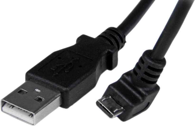 Cavo USB 2.0 Ma(A)-Ma (microB 90°) 2 m