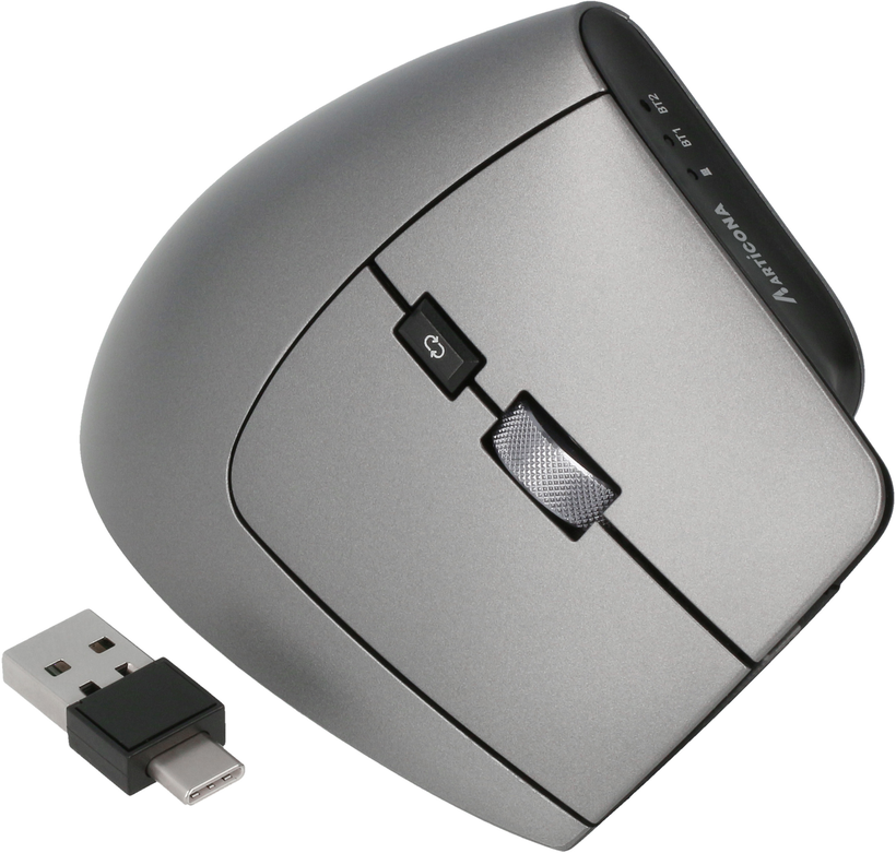 ARTICONA ergo BT + USB A/C Mouse Grey