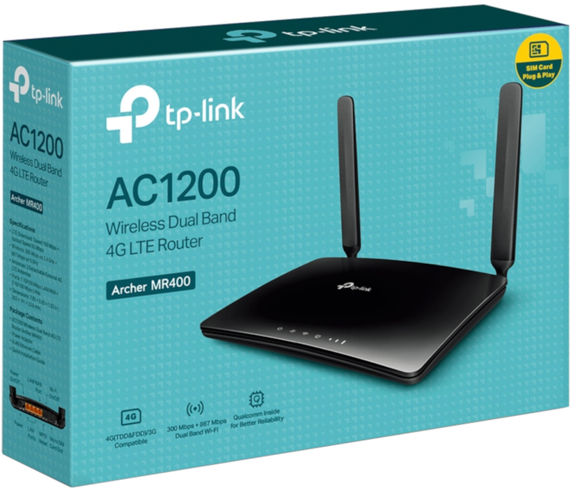 Router WLAN TP-LINK Archer MR400 4G/LTE