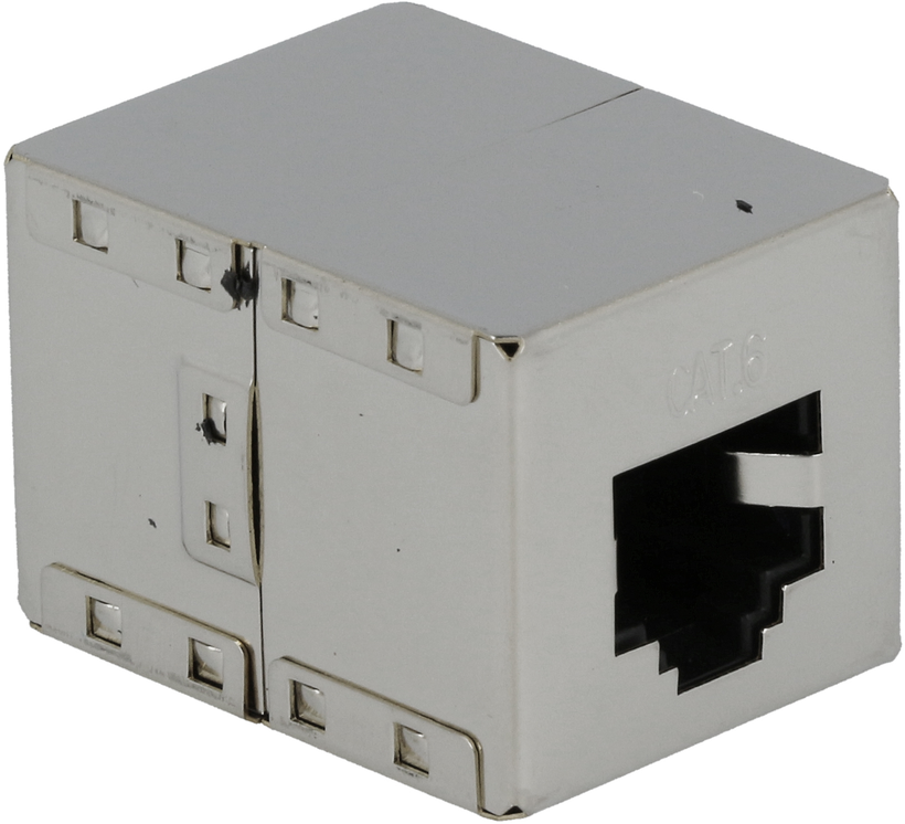Line Coupler Cat6 RJ45 Fe-Fe Shielded
