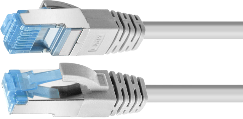 Patch Cable RJ45 S/FTP Cat6a 5m Grey
