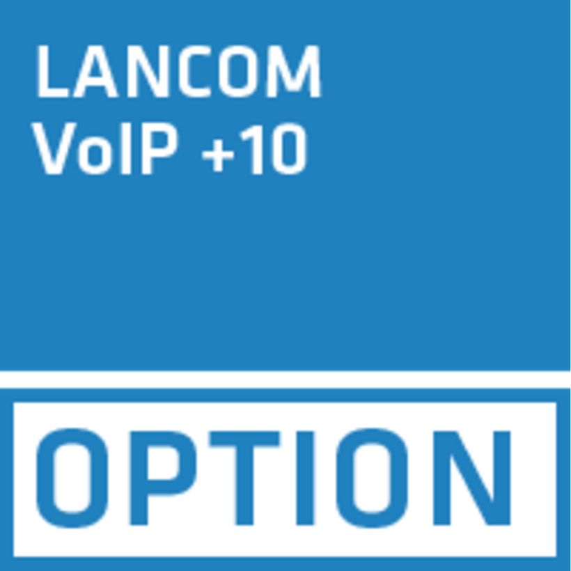 LANCOM VoIP +10 opció