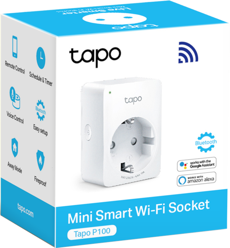 Enchufe Inteligente WiFi TP-Link Tapo P100 Mini (2 Unidades)