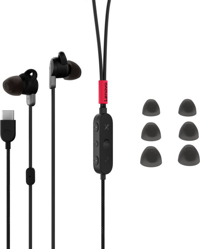 Auriculares Lenovo Go USB-C In-Ear (ANC)