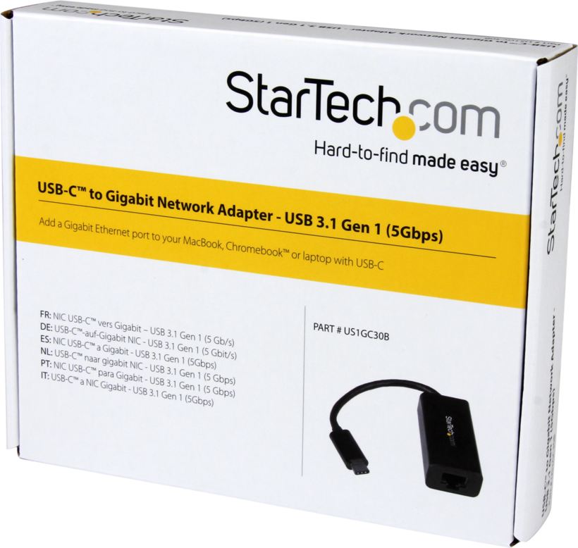 Adapter USB 3.0 C/ - Gigabit Ethernet