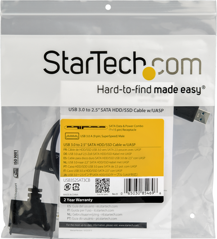 Adapter USB 3.0 Type A/m - SATA/f