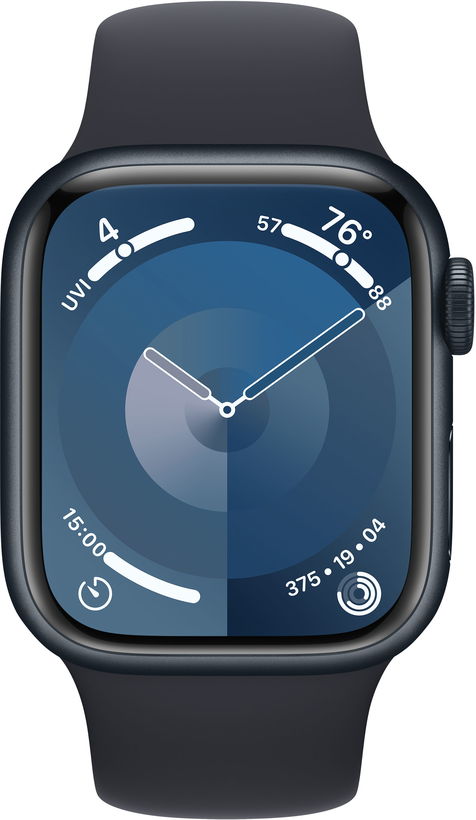 Apple Watch S9 GPS 41mm alu éjfekete