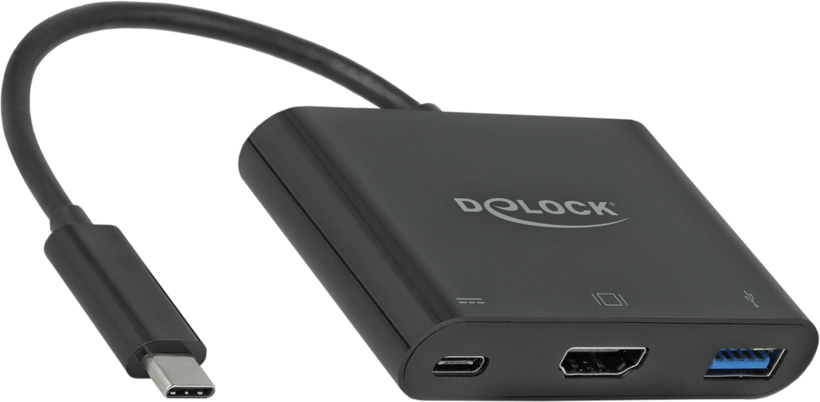Adapter USB 3.0 C/m - HDMI+USB A+C