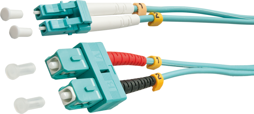 FO Duplex Patch Cable LC-SC 50/125µ 10m