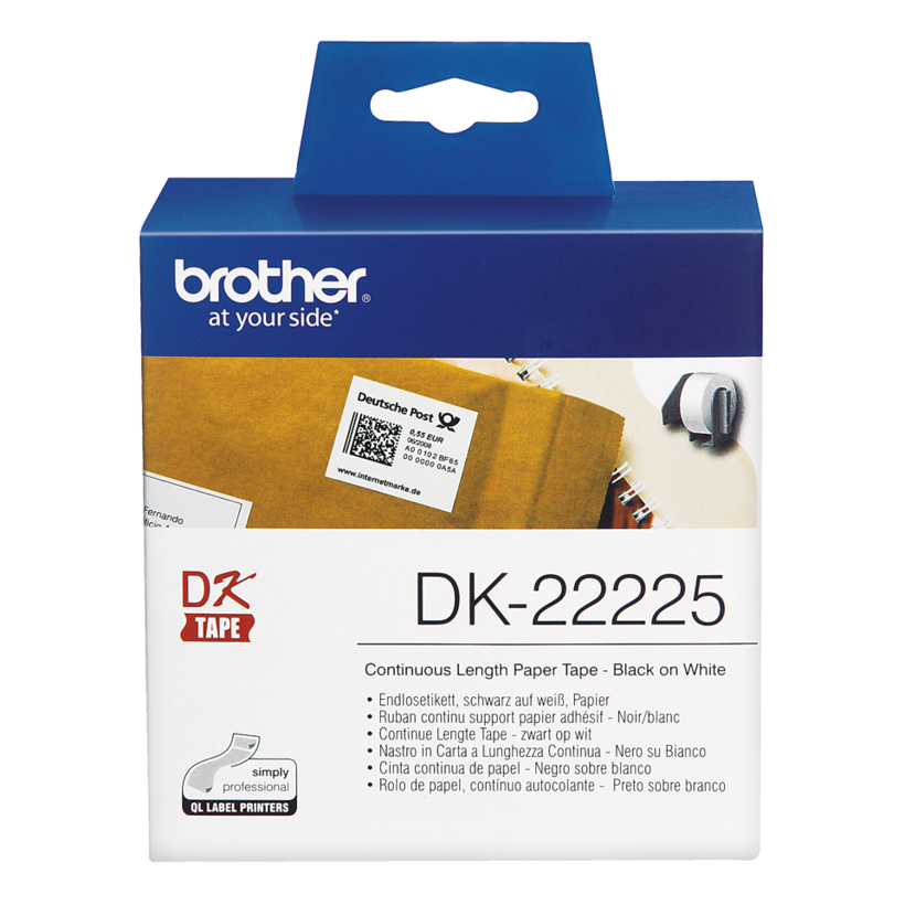 Acheter Étiquettes continu Brother 38mmx30m blc (DK22225)