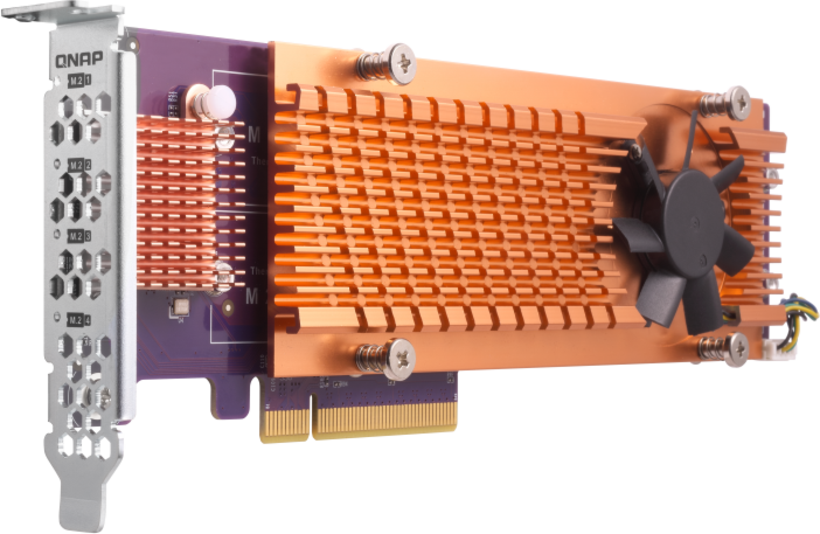 Carte extension QNAP Quad SSD M.2 PCIe