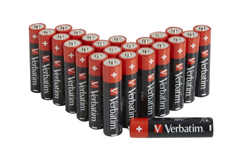 Batteria alcaline LR6 Verbatim 24 pz.