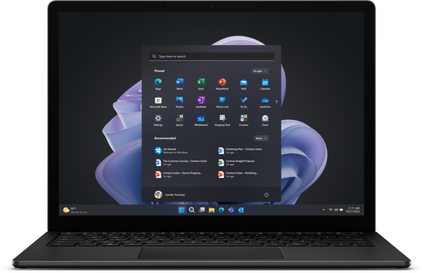 MS Surface Laptop 5 i5 8/256 Go W10 noir