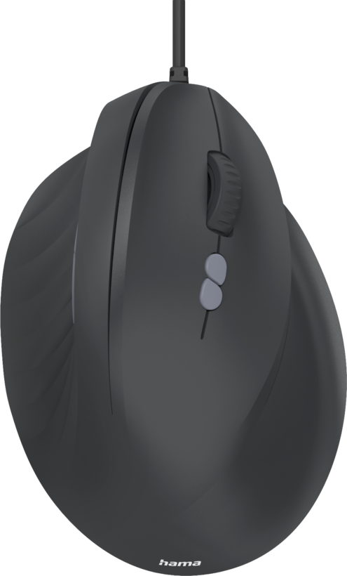 Hama ECM-500R vertikale Maus schwarz