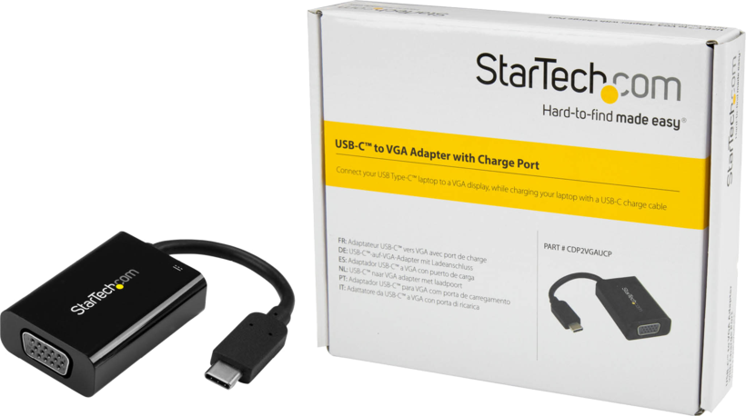 Adaptador USB tipo C . - VGA h. m