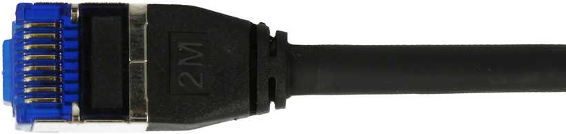 Câble patch RJ45 S/FTP Cat6a, 0,5m, noir