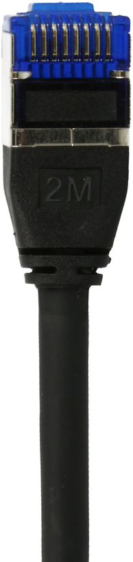Câble patch RJ45 S/FTP Cat6a, 7,5m, noir