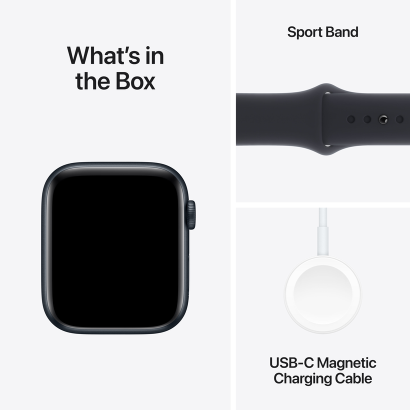 Apple Watch SE 2023 LTE 44mm půlnoc
