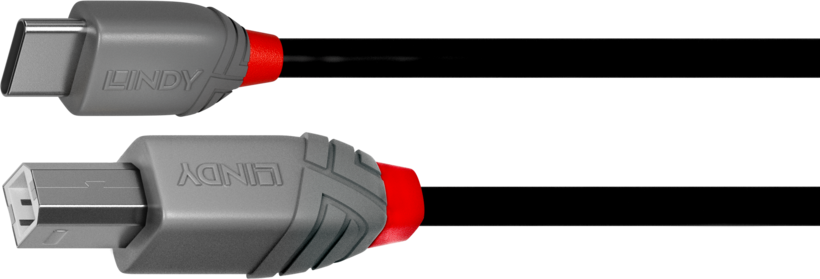 LINDY USB-C - B Cable 1m