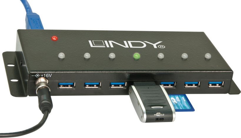LINDY USB Hub 3.0 7-port