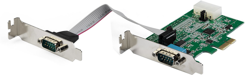 StarTech 2-Port Seriell RS232 PCIe Karte