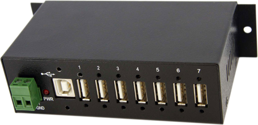 Hub USB 2.0 industrial StarTech 7 ptos.
