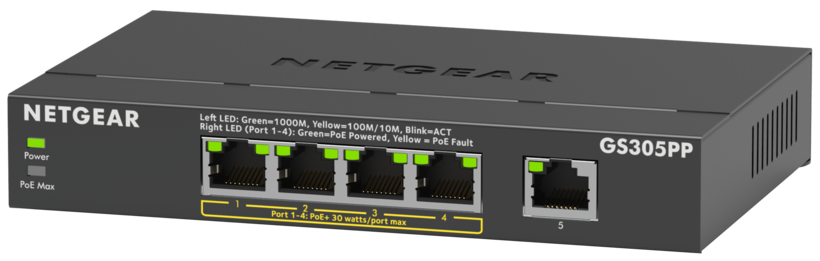 NETGEAR GS305PPv3 Unmanaged Switch