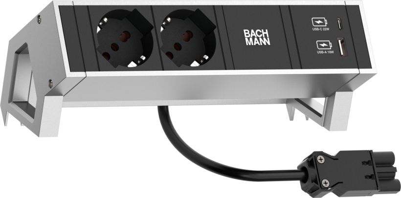 Power Strip 2-way + USB