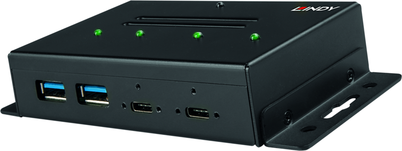 LINDY USB Hub 3.1 4-port Type-C Metal