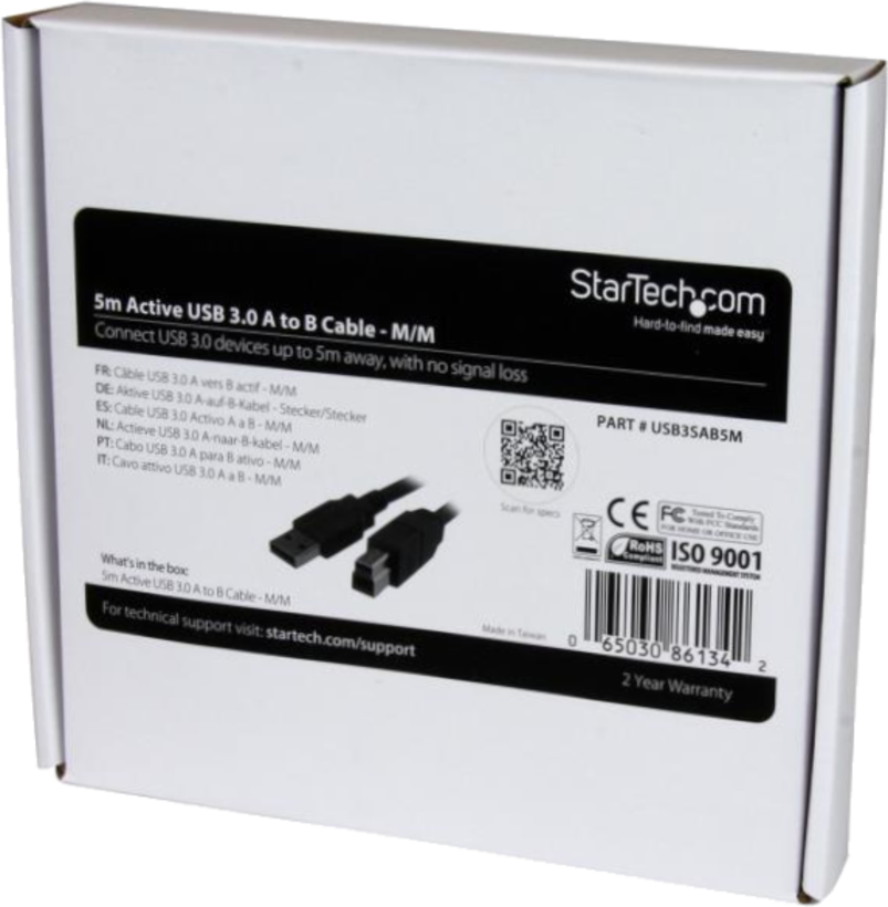 StarTech USB-A - B Cable Active 5m