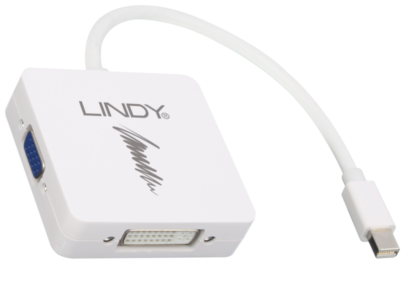 LINDY Adaptateur Vidéo Mini DisplayPort mâle vers HDMI ou DVI-D Femelle