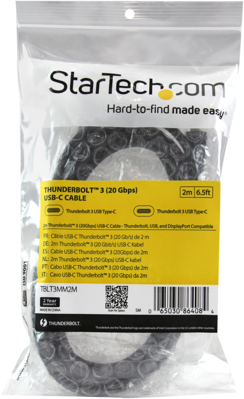 StarTech Thunderbolt 3 Cable 2m