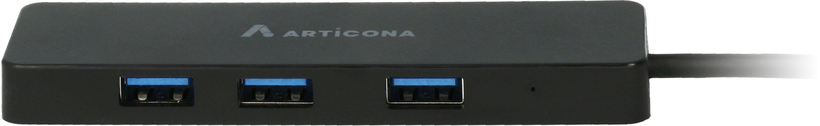 ARTICONA USB-C 3.0 hub 4 portos, fekete