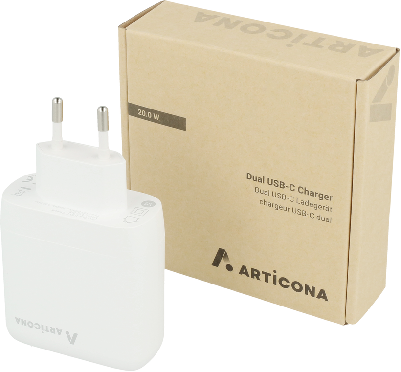 ARTICONA 20W Dual USB-C Wall Charger