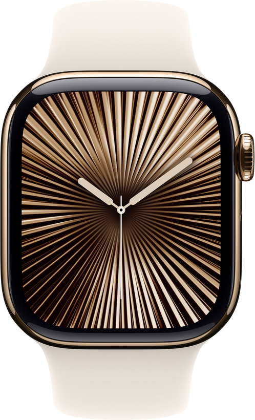 Apple Watch S10 LTE 42mm Titanium Gold