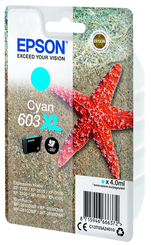 Epson 603 XL Ink Cyan
