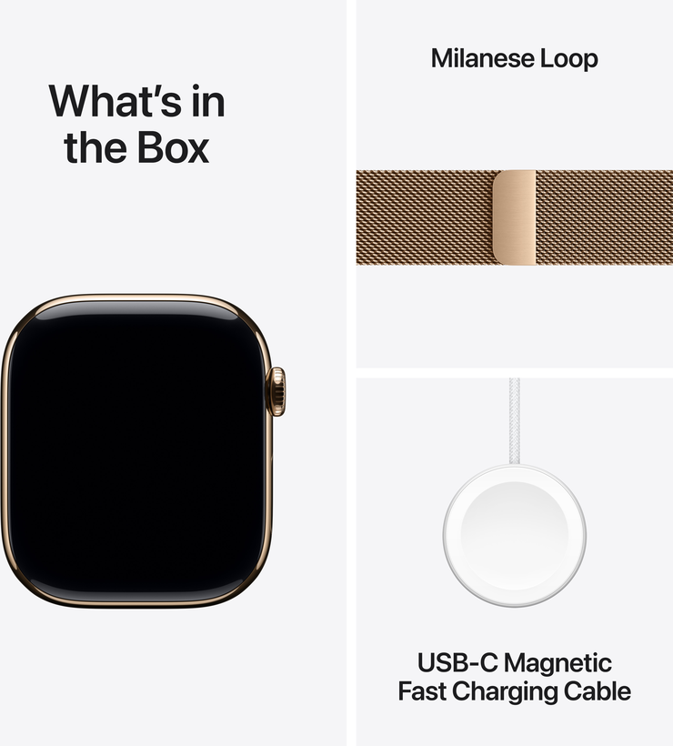 Apple Watch S10 LTE 46mm Titanium gold