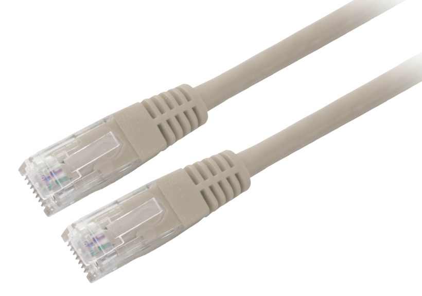 Patch Cable RJ45 U/UTP Cat6 1m Grey