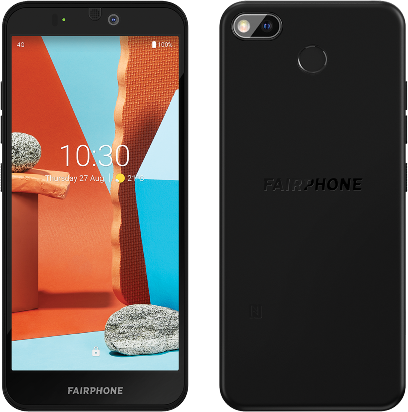 Fairphone 3+ 4/64 GB Smartphone schwarz