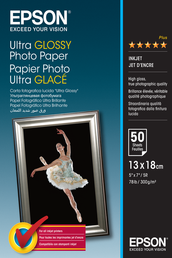 Papier fot. Epson Ultra Glossy 130x180mm