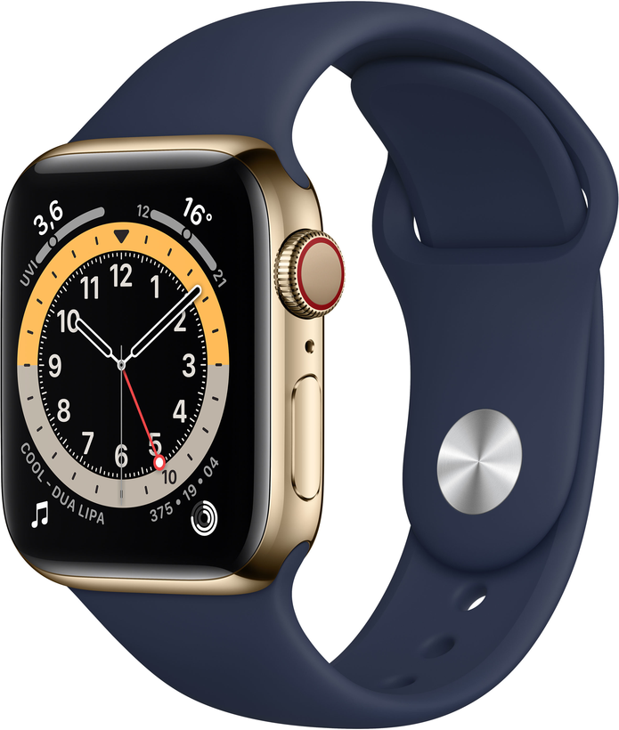 Apple Watch S6 GPS + LTE 40 mm acier or