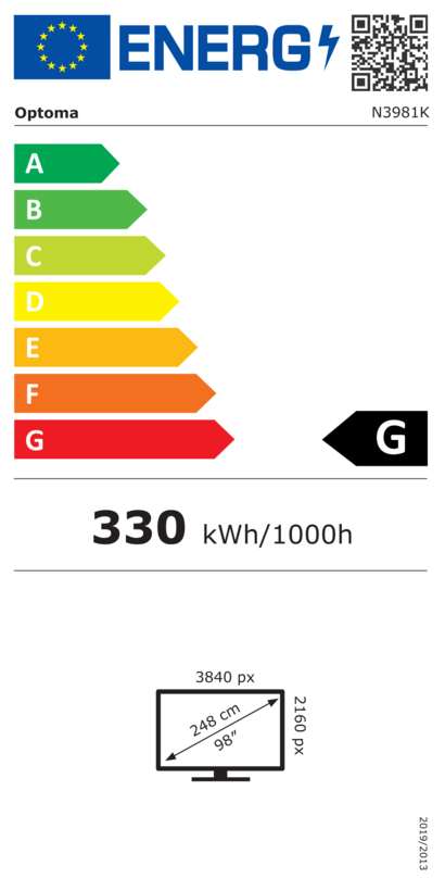 Optoma N3981K Signage Display