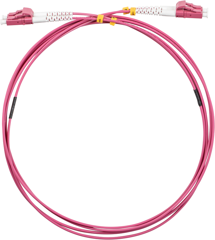 Optický patch kabel duplex LC-LC 1m 50µ
