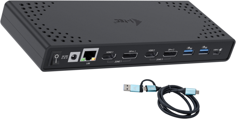 i-tec USB-C - 2x HDM/DisplayPort Docking