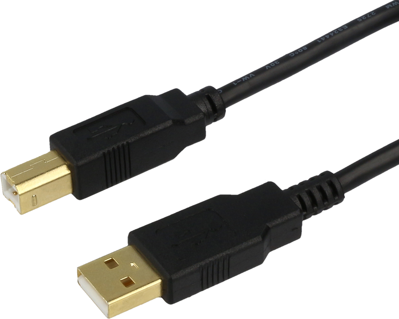 Cable USB 2.0 A/m-B/m 4.5m Black