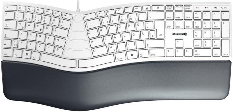 CHERRY KC 4500 ERGO Keyboard White